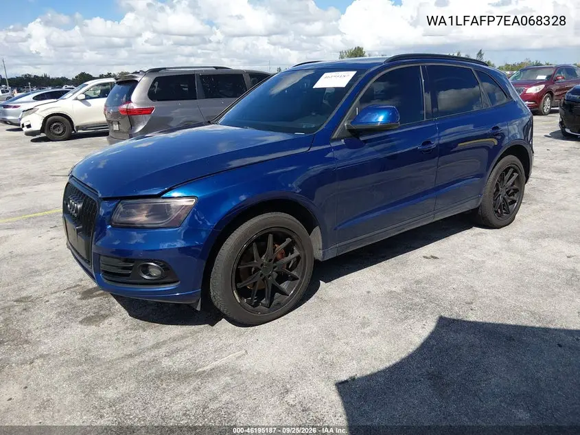 2014 AUDI Q5 VIN WA1LFAFP7EA068328 — фото 2
