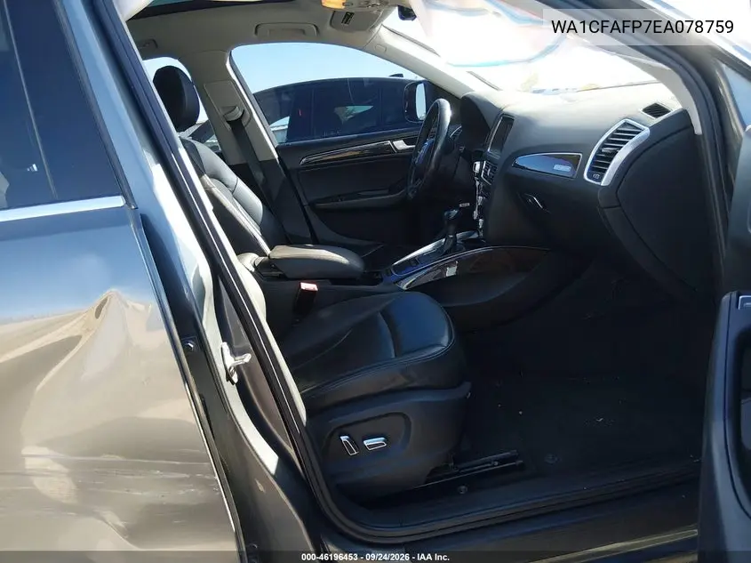 2014 AUDI Q5 VIN WA1CFAFP7EA078759 — фото 5