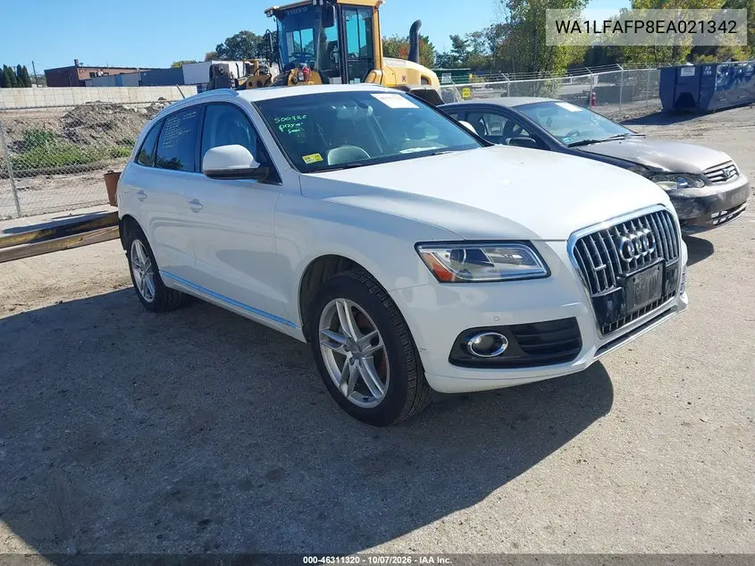 AUDI Q5 2014, VIN WA1LFAFP8EA021342