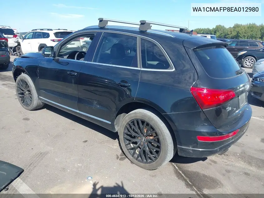 2014 AUDI Q5 VIN WA1CMAFP9EA012980 — фото 3