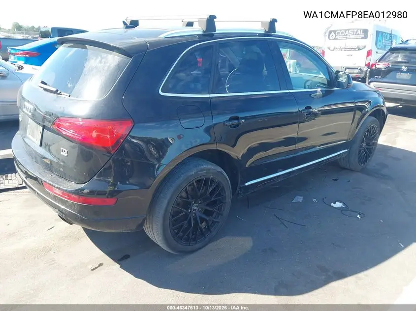 2014 AUDI Q5 VIN WA1CMAFP9EA012980 — фото 4