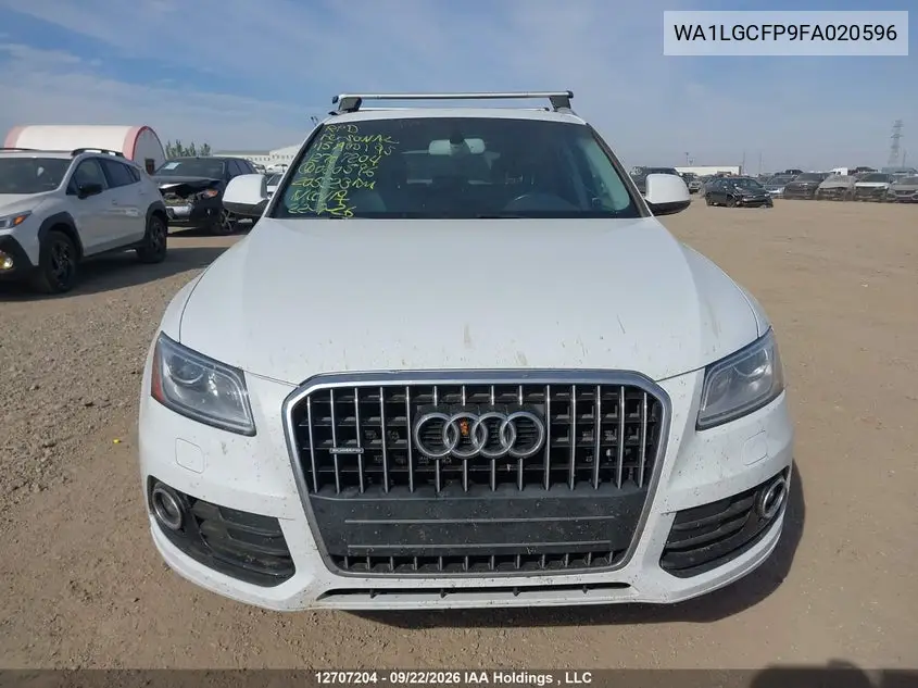 2015 AUDI Q5 VIN WA1LGCFP9FA020596 — фото 12