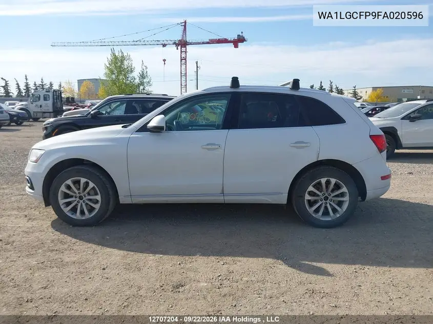 2015 AUDI Q5 VIN WA1LGCFP9FA020596 — фото 14