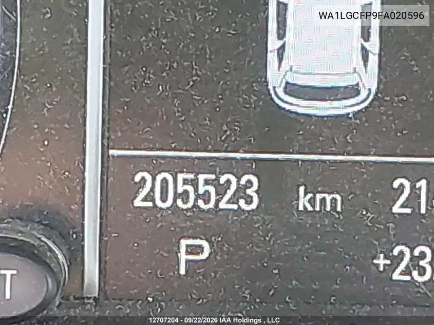 2015 AUDI Q5 VIN WA1LGCFP9FA020596 — фото 15