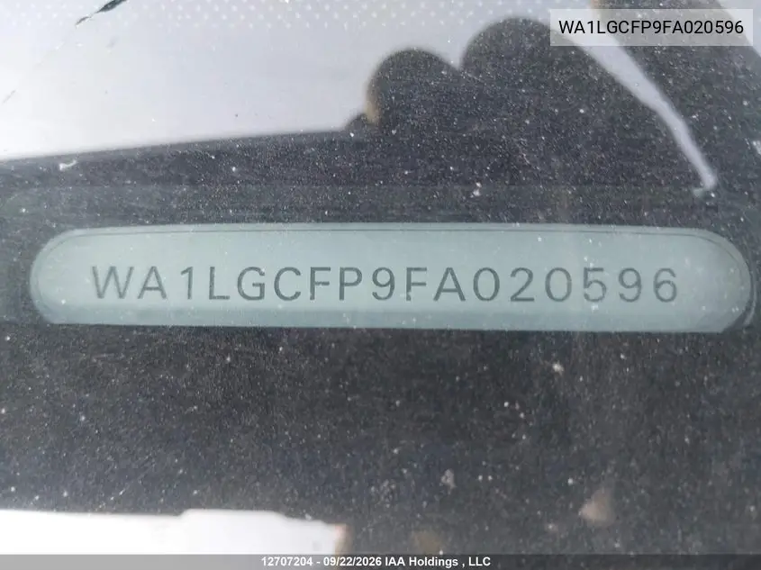 2015 AUDI Q5 VIN WA1LGCFP9FA020596 — фото 19