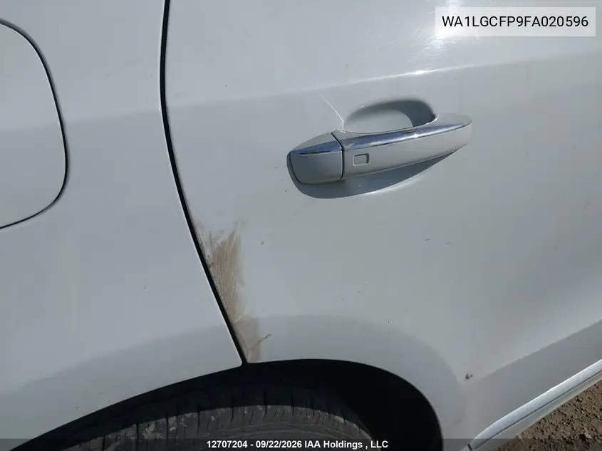 2015 AUDI Q5 VIN WA1LGCFP9FA020596 — фото 21