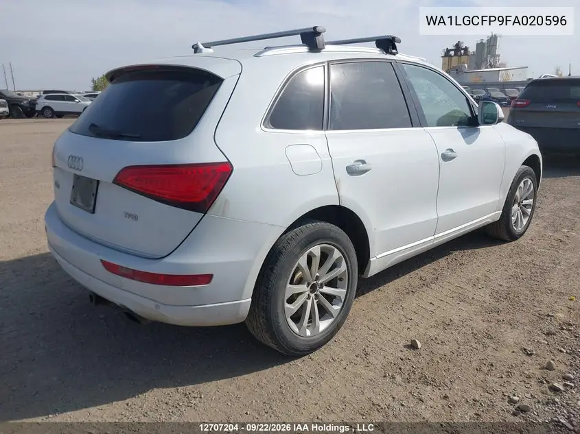 2015 AUDI Q5 VIN WA1LGCFP9FA020596 — фото 4