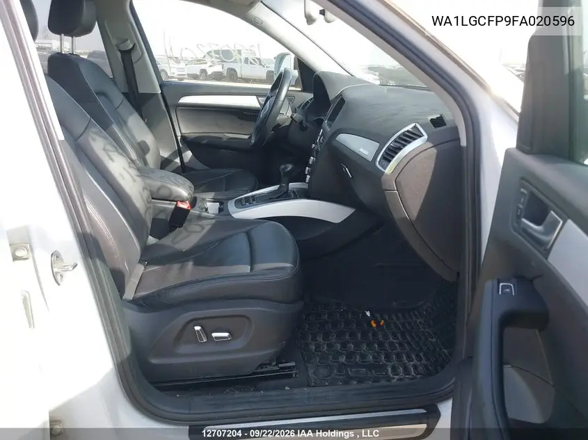 2015 AUDI Q5 VIN WA1LGCFP9FA020596 — фото 5