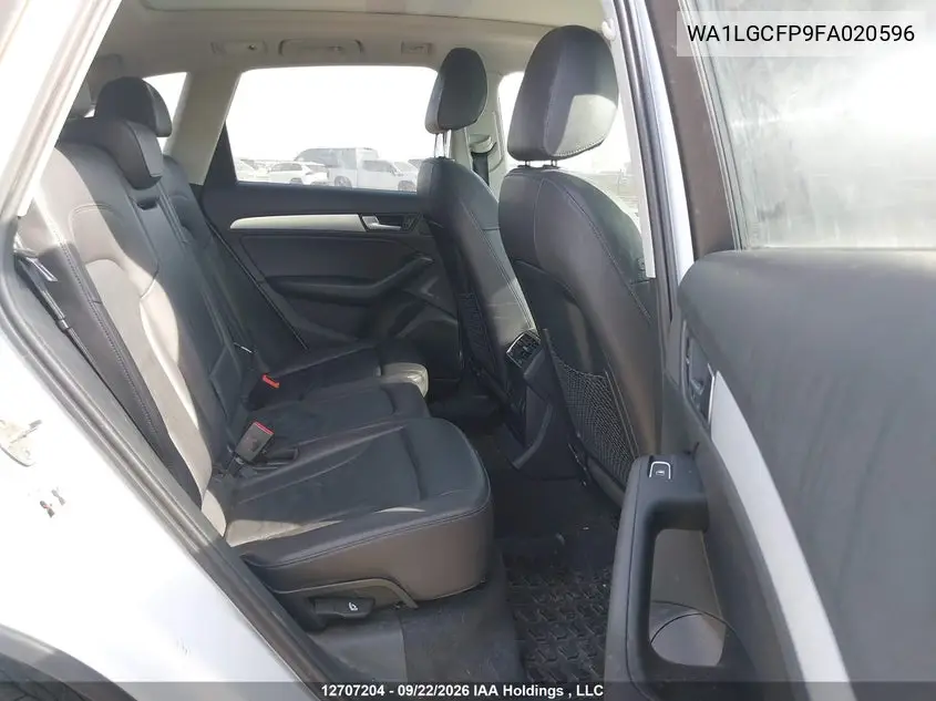 2015 AUDI Q5 VIN WA1LGCFP9FA020596 — фото 8