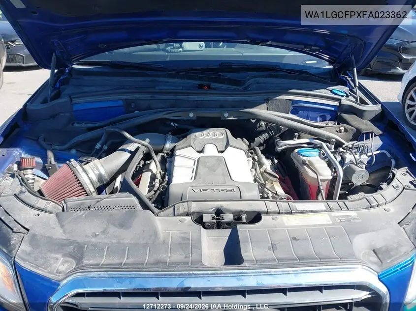 2015 AUDI Q5 VIN WA1LGCFPXFA023362 — фото 10
