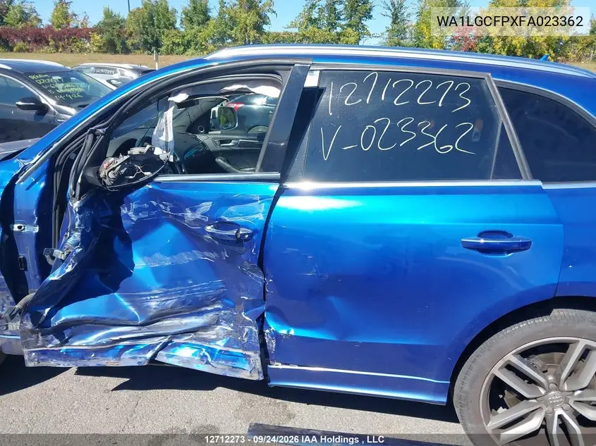 2015 AUDI Q5 VIN WA1LGCFPXFA023362 — фото 14