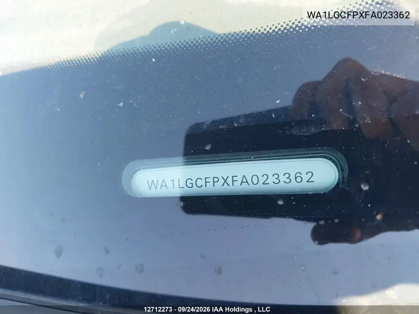 2015 AUDI Q5 VIN WA1LGCFPXFA023362 — фото 19