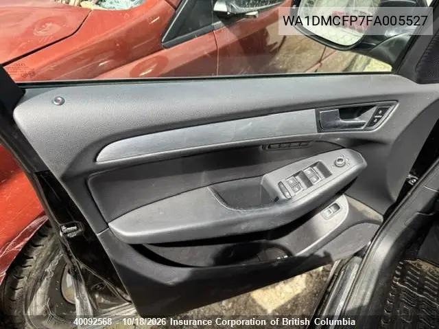 2015 AUDI Q5 VIN WA1DMCFP7FA005527 — фото 10