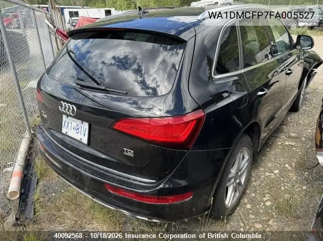 2015 AUDI Q5 VIN WA1DMCFP7FA005527 — фото 4