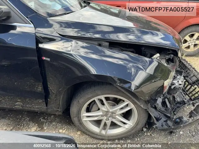 2015 AUDI Q5 VIN WA1DMCFP7FA005527 — фото 8