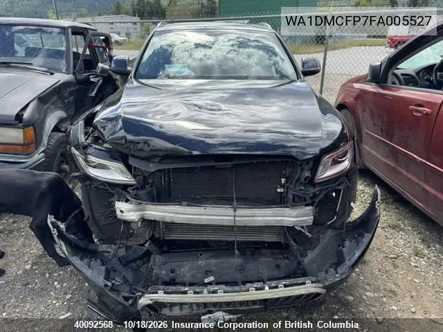 2015 AUDI Q5 VIN WA1DMCFP7FA005527 — фото 9