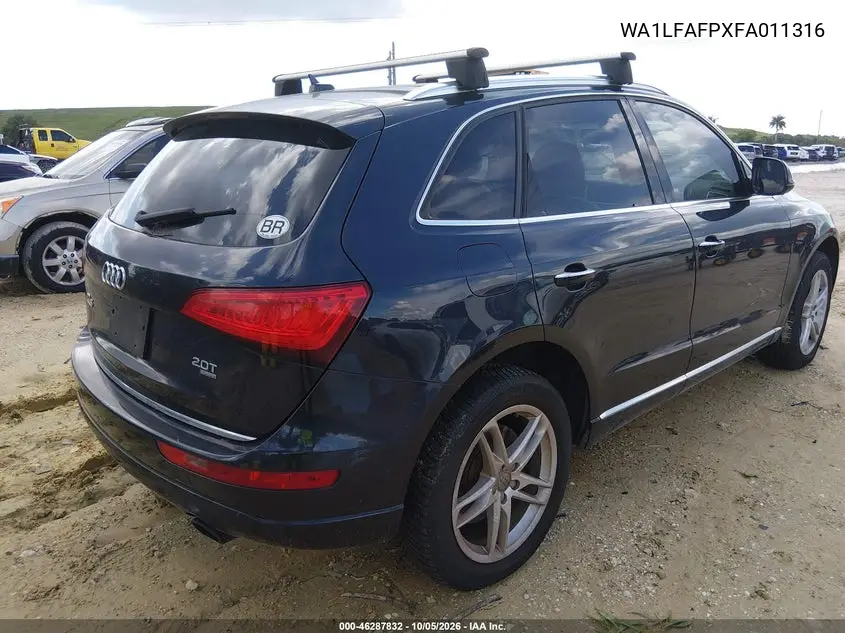 2015 AUDI Q5 VIN WA1LFAFPXFA011316 — фото 4