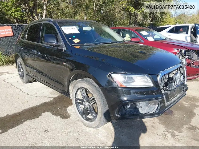 AUDI Q5 2015, VIN WA1DGAFP7FA035428