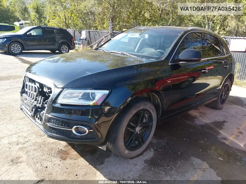 2015 AUDI Q5 VIN WA1DGAFP7FA035428 — фото 2