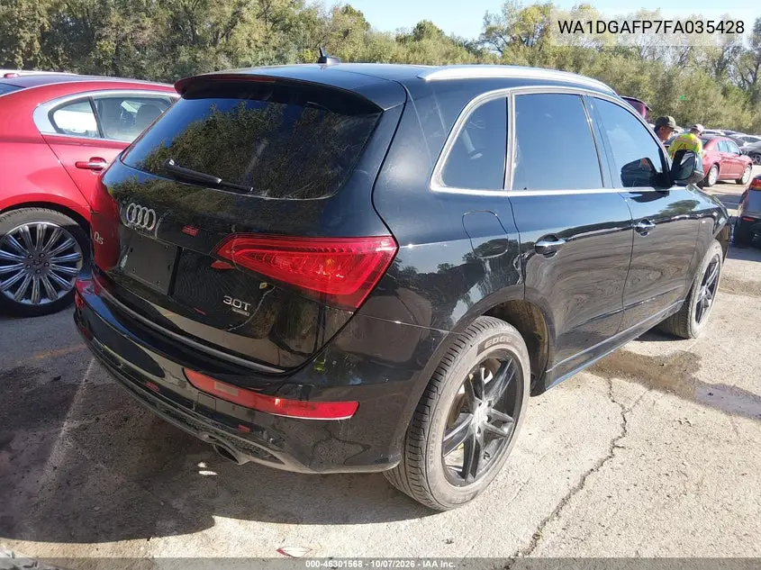 2015 AUDI Q5 VIN WA1DGAFP7FA035428 — фото 4