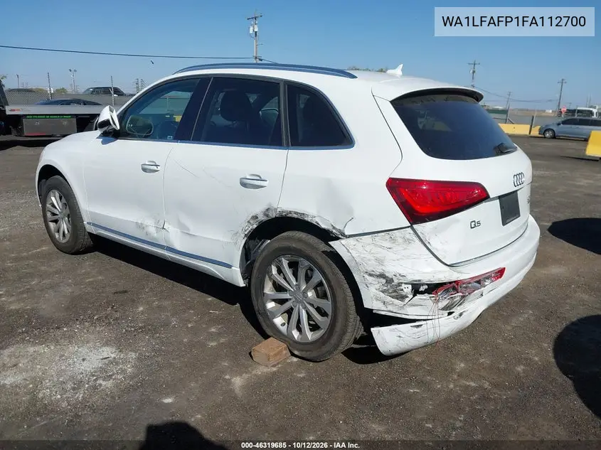 2015 AUDI Q5 VIN WA1LFAFP1FA112700 — фото 3