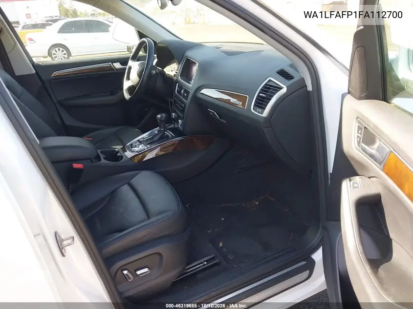 2015 AUDI Q5 VIN WA1LFAFP1FA112700 — фото 5