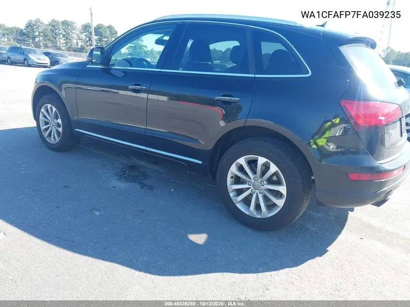 2015 AUDI Q5 VIN WA1CFAFP7FA039235 — фото 3