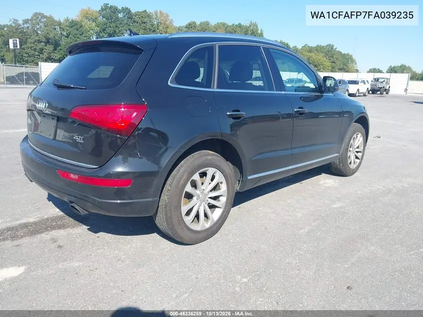 2015 AUDI Q5 VIN WA1CFAFP7FA039235 — фото 4
