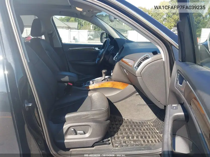 2015 AUDI Q5 VIN WA1CFAFP7FA039235 — фото 5
