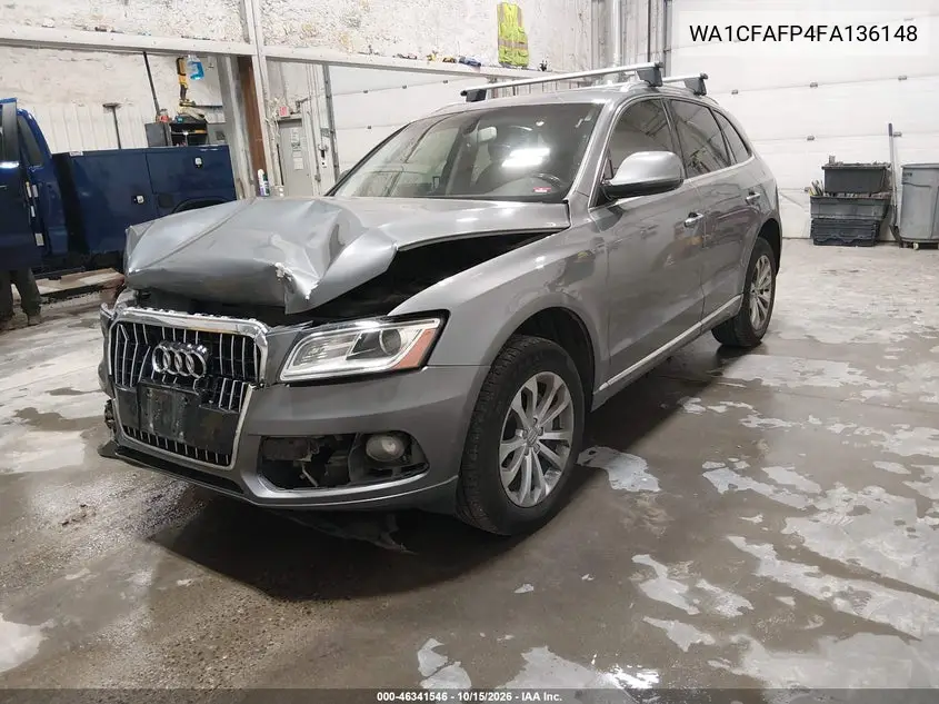 2015 AUDI Q5 VIN WA1CFAFP4FA136148 — фото 2