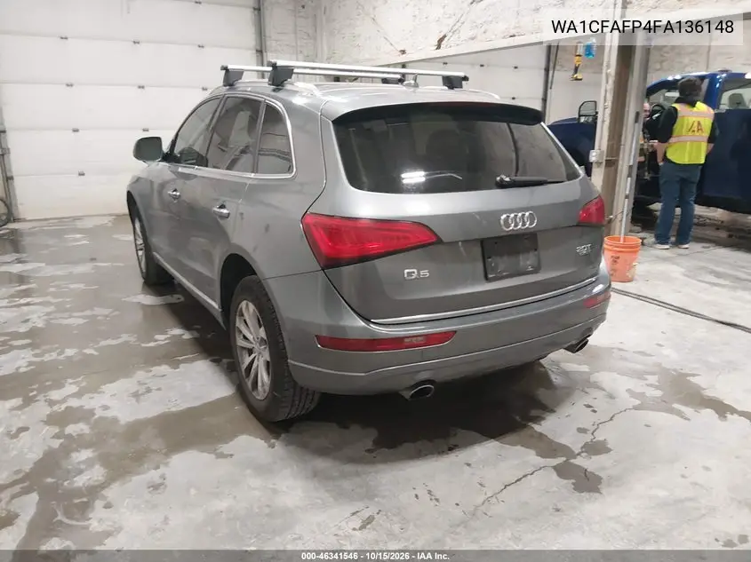 2015 AUDI Q5 VIN WA1CFAFP4FA136148 — фото 3
