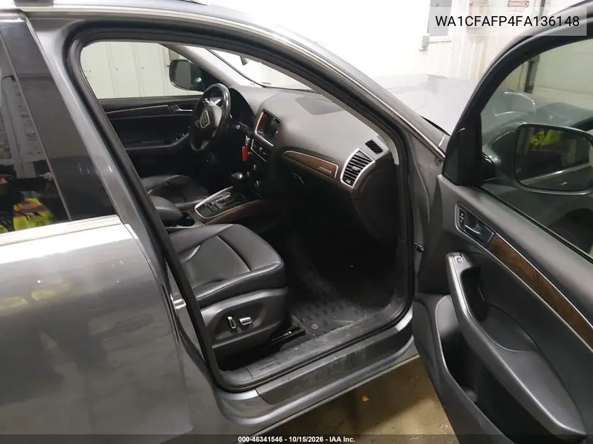 2015 AUDI Q5 VIN WA1CFAFP4FA136148 — фото 5