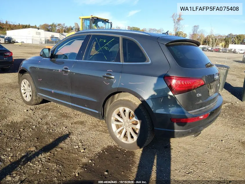 2015 AUDI Q5 VIN WA1LFAFP5FA075408 — фото 3