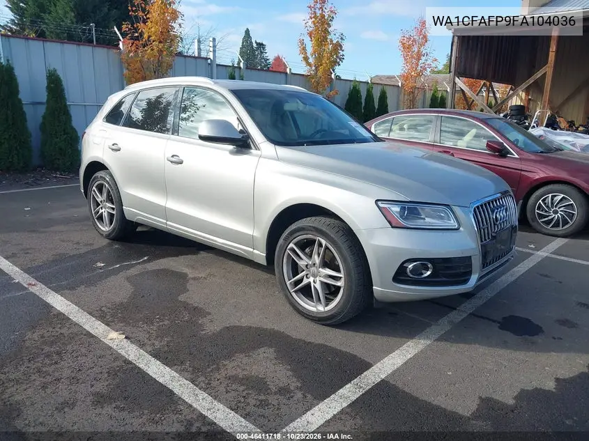 AUDI Q5 2015, VIN WA1CFAFP9FA104036