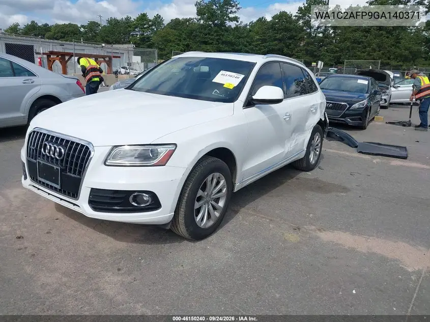 2016 AUDI Q5 VIN WA1C2AFP9GA140371 — фото 2