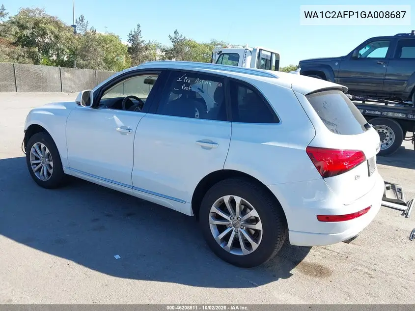 2016 AUDI Q5 VIN WA1C2AFP1GA008687 — фото 3