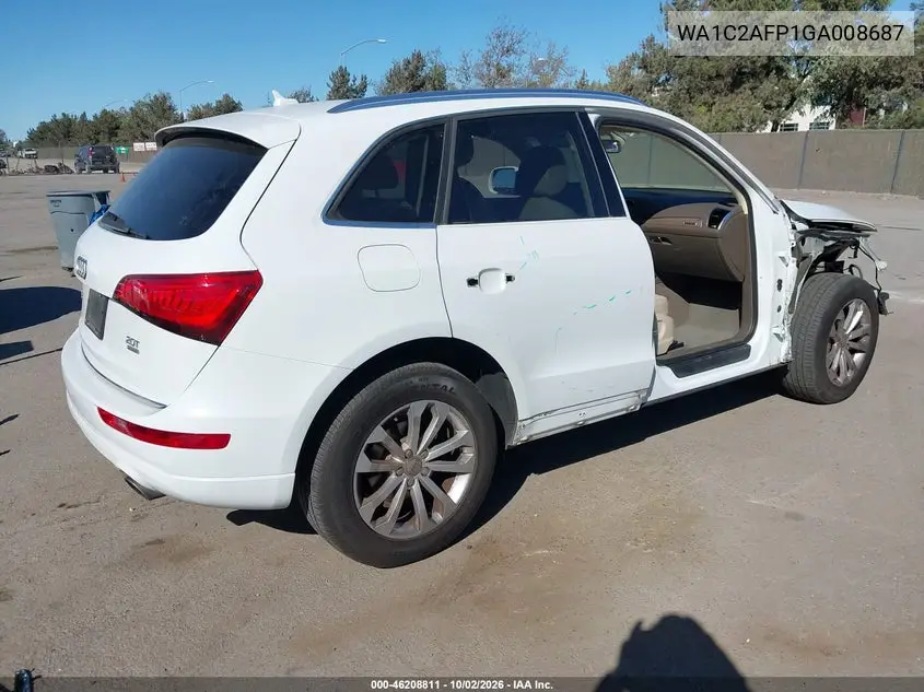 2016 AUDI Q5 VIN WA1C2AFP1GA008687 — фото 4