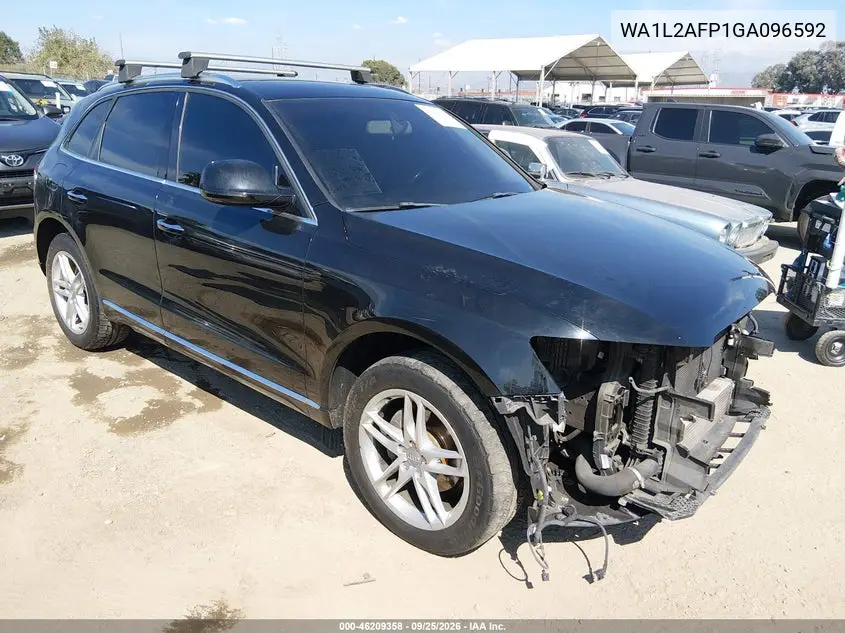 AUDI Q5 2016, VIN WA1L2AFP1GA096592