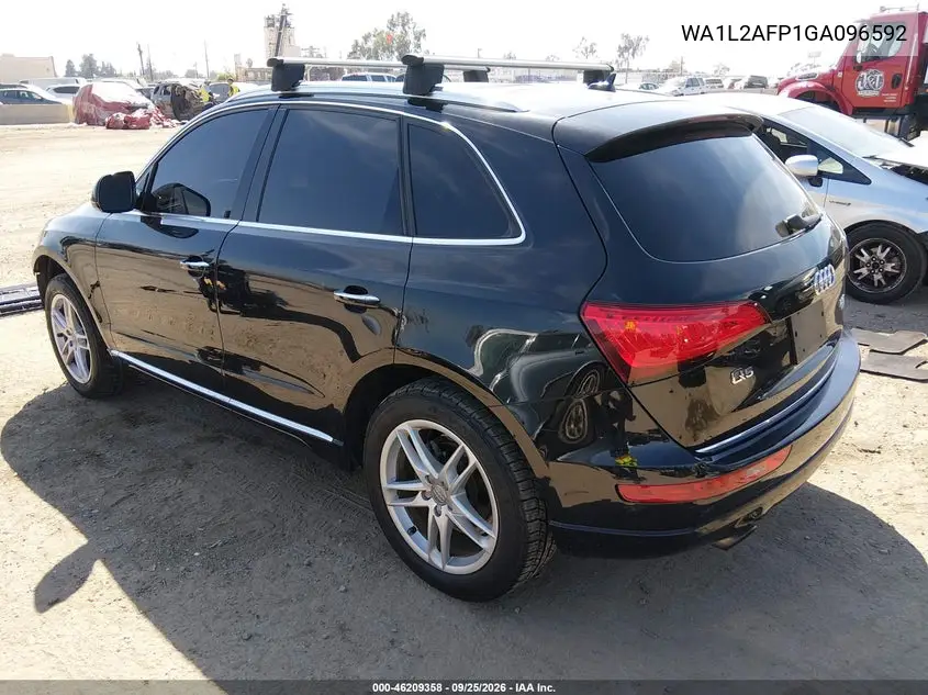 2016 AUDI Q5 VIN WA1L2AFP1GA096592 — фото 3