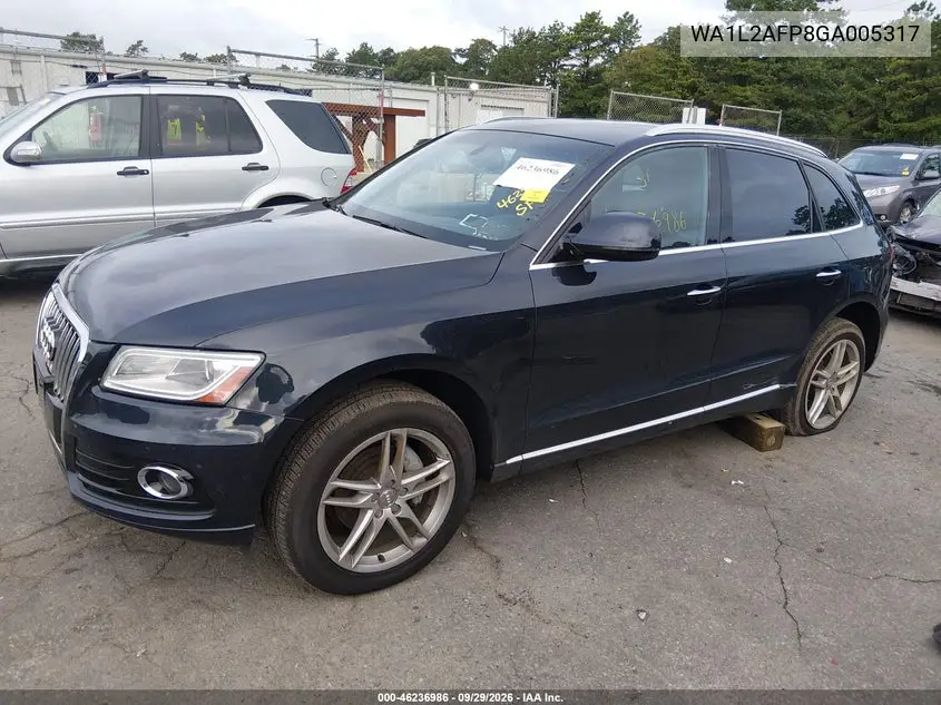 2016 AUDI Q5 VIN WA1L2AFP8GA005317 — фото 2