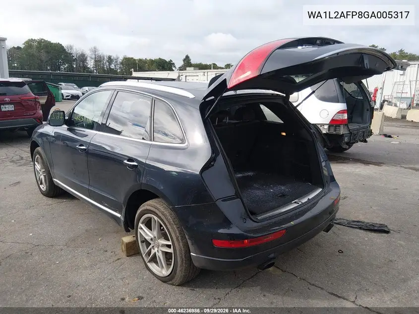 2016 AUDI Q5 VIN WA1L2AFP8GA005317 — фото 3