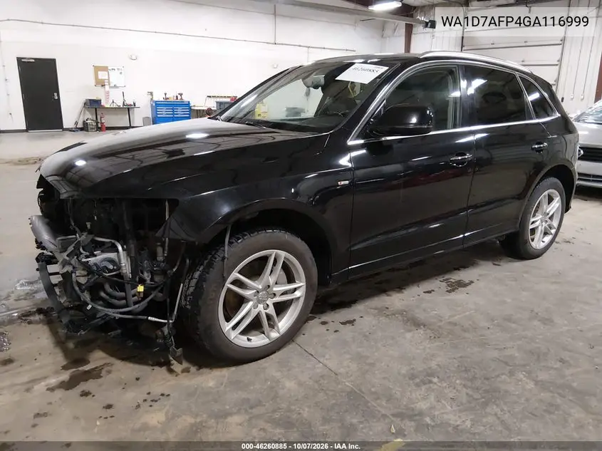 2016 AUDI Q5 VIN WA1D7AFP4GA116999 — фото 2