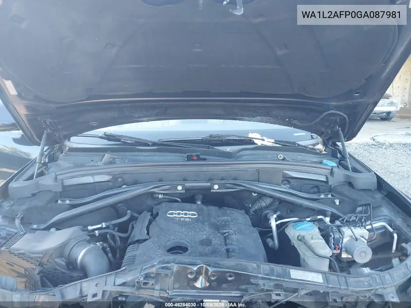 2016 AUDI Q5 VIN WA1L2AFP0GA087981 — фото 10