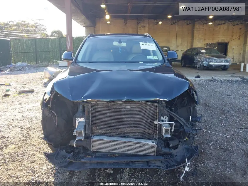 2016 AUDI Q5 VIN WA1L2AFP0GA087981 — фото 13