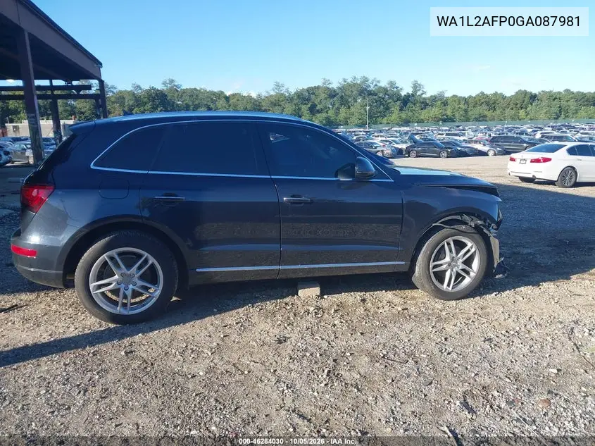 2016 AUDI Q5 VIN WA1L2AFP0GA087981 — фото 14