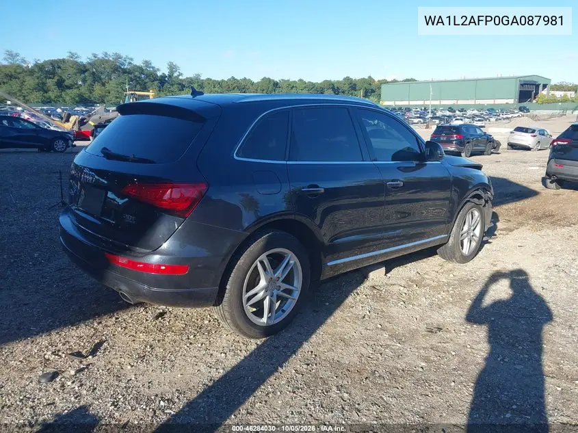 2016 AUDI Q5 VIN WA1L2AFP0GA087981 — фото 4