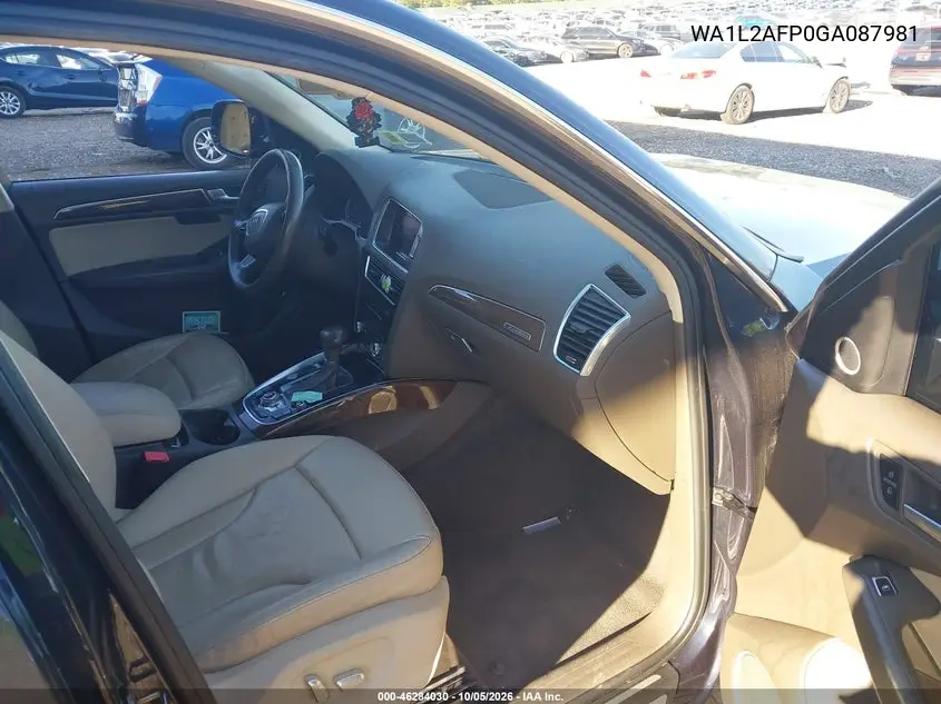 2016 AUDI Q5 VIN WA1L2AFP0GA087981 — фото 5