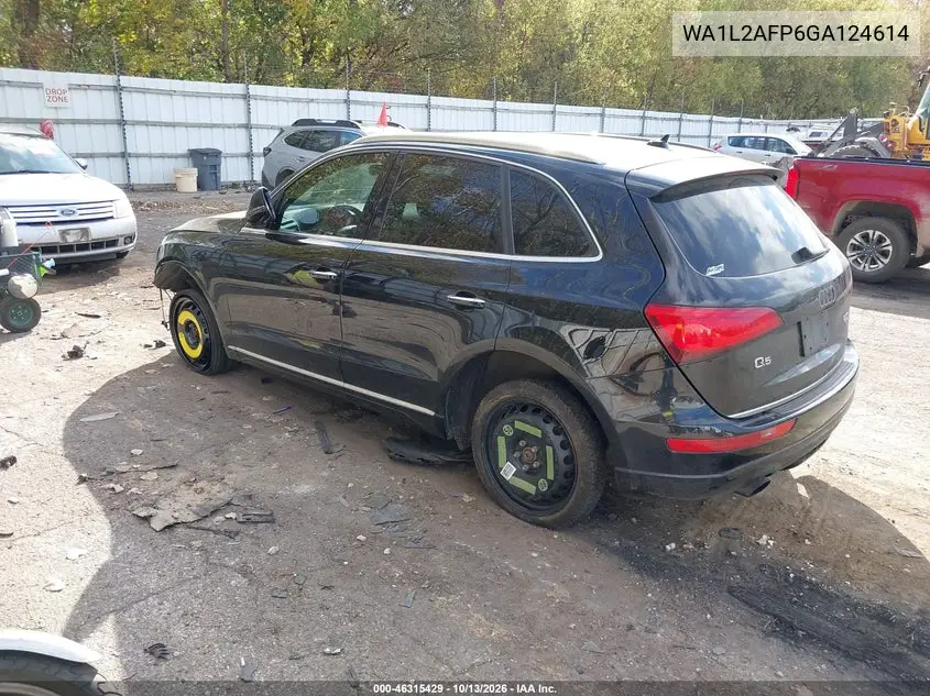 2016 AUDI Q5 VIN WA1L2AFP6GA124614 — фото 3