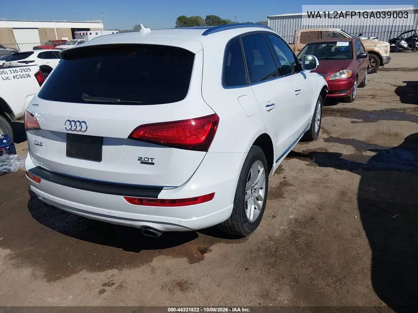 2016 AUDI Q5 VIN WA1L2AFP1GA039003 — фото 4