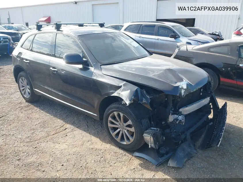 AUDI Q5 2016, VIN WA1C2AFPXGA039906